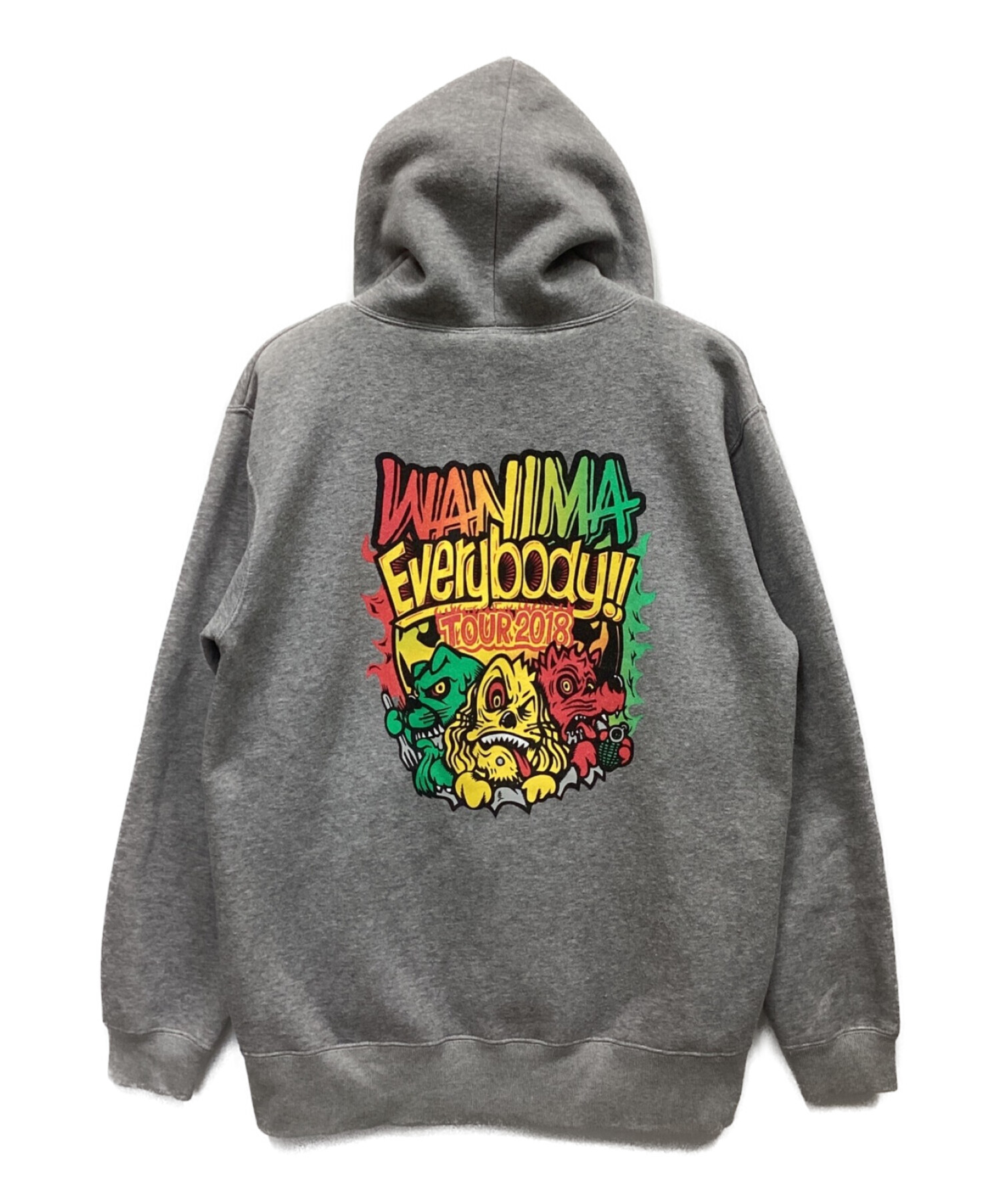 WANIMA パーカー WANIMA パーカー XL 美品WANIMA パーカー（黒・XLサイズ）