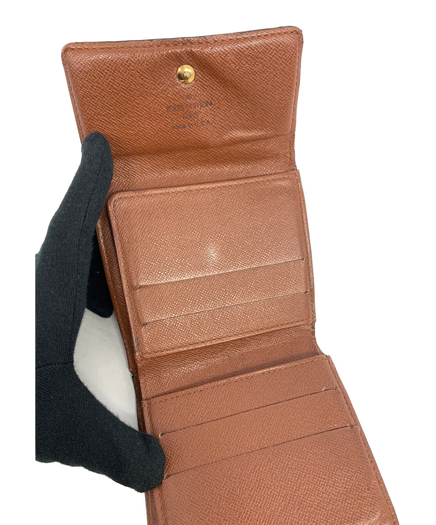 Louis Vuitton 三つ折り財布 ブラウン