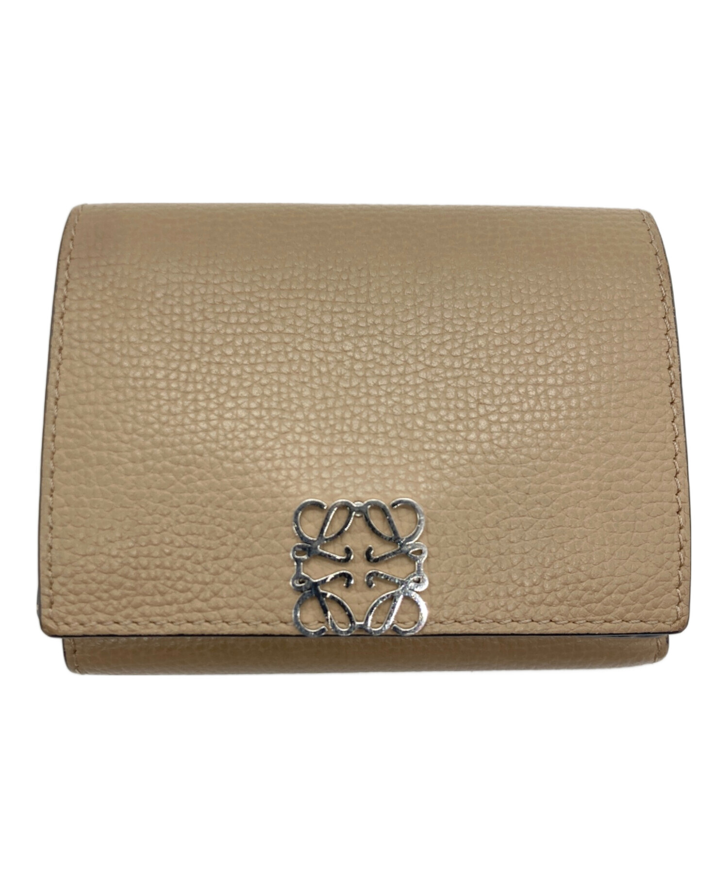 LOEWE ベージュ 三つ折り財布 【公式通販】