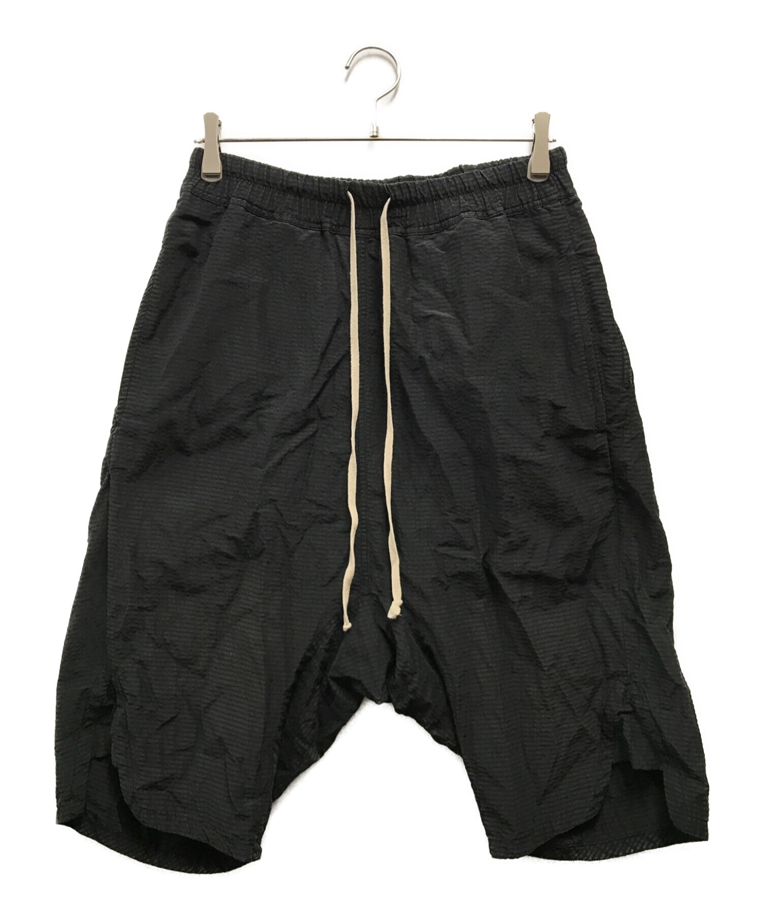 RickOwensDRKSHDW コットンサルエルハーフパンツ S RickOwensDRKSHDW