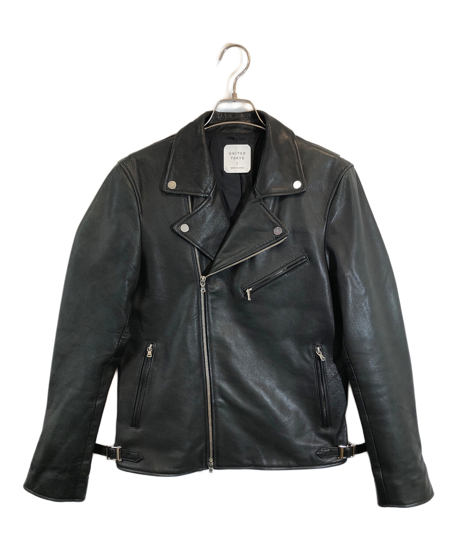 UNITED TOKYO レザー ダブルライダース ジャケット サイズ3 【公式通販】