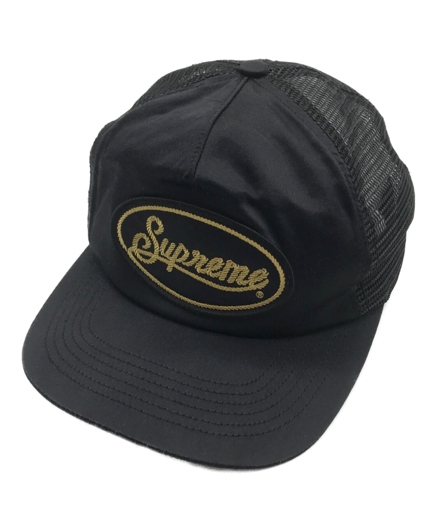 supreme メッシュキャップ黒