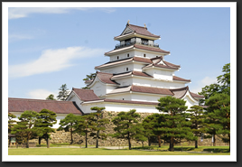 ○ 美麗! 鶴ヶ城 会津若松城 福島県 高精細 プリント 写真○ ○ 美麗