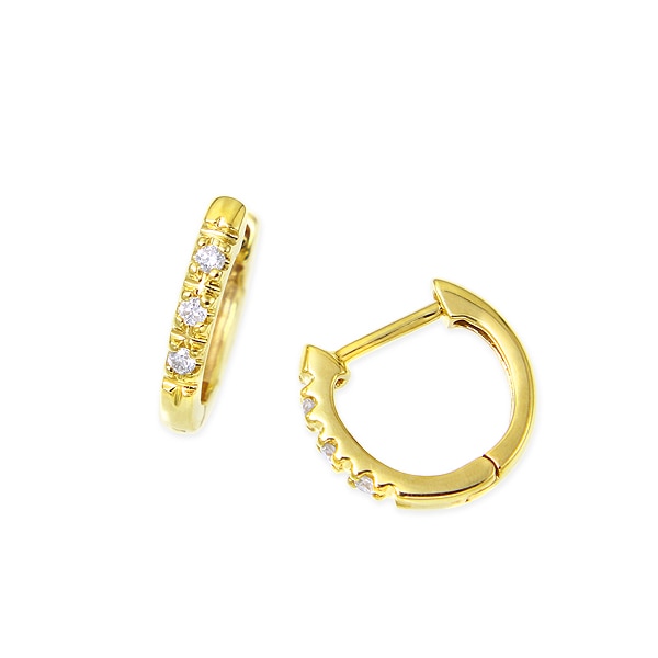 K10イエローゴールドダイヤモンドピアス(RPE465-001)|TSUTSUMI