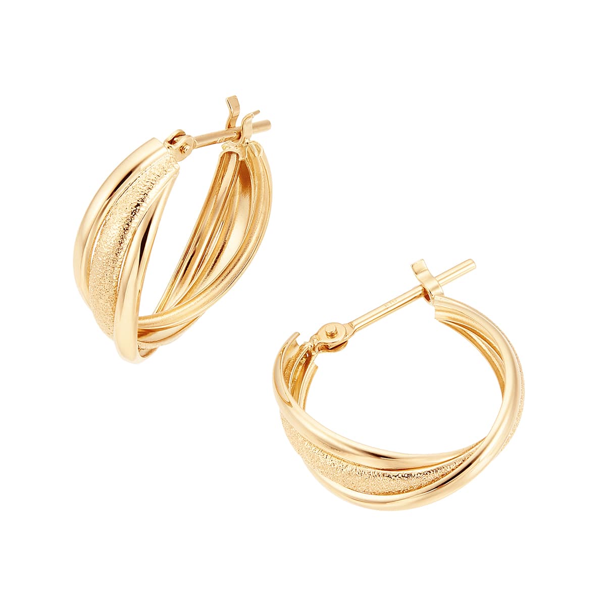 プラチナ/K18イエローゴールドピアス(RPE293-002)|TSUTSUMI