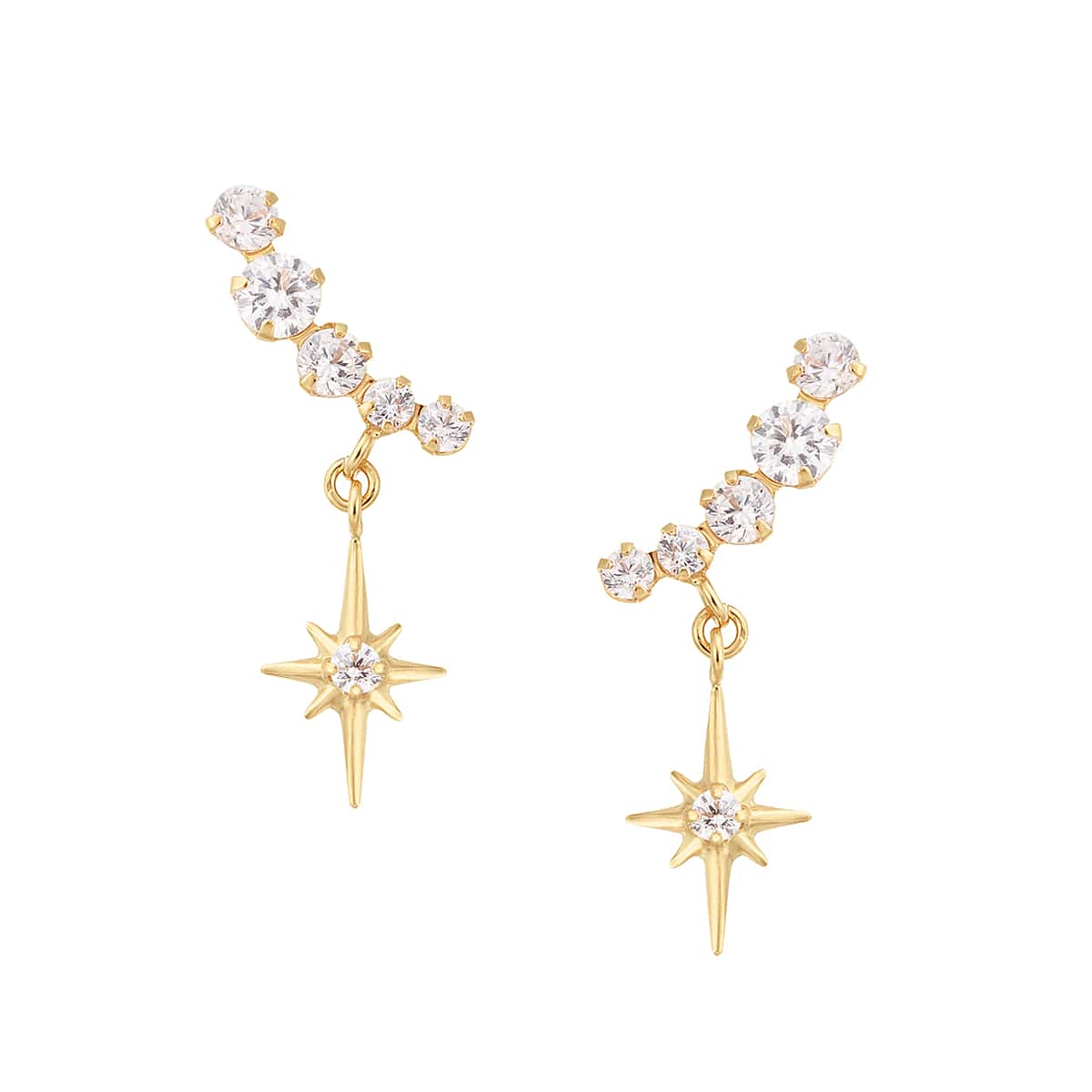 K10イエローゴールドキュービックピアス(RPE390-003)|TSUTSUMI