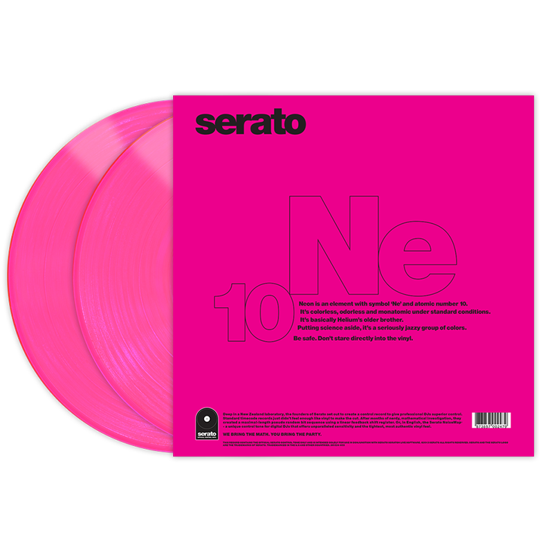 Serato: Performance Series Control Vinyl 2LP - Neon Pink