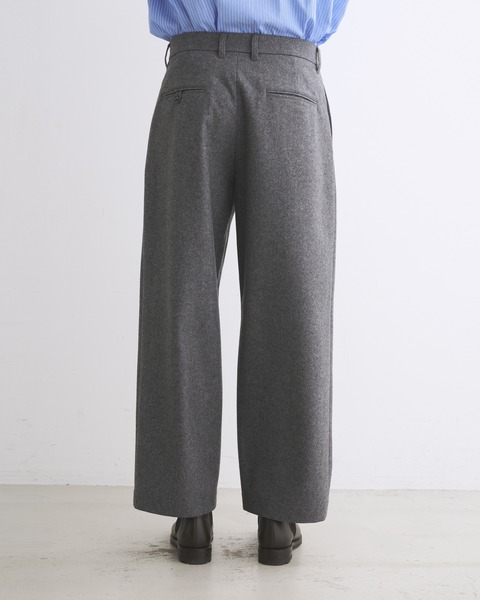 UNIONSLACKS 102 FLANNEL ユニオンスラック 102｜ミッドグレー｜メンズ