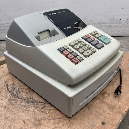 SHARP XE-A407-W ホワイト 電子 レジスター 店舗用品 Z10457694 SHARP