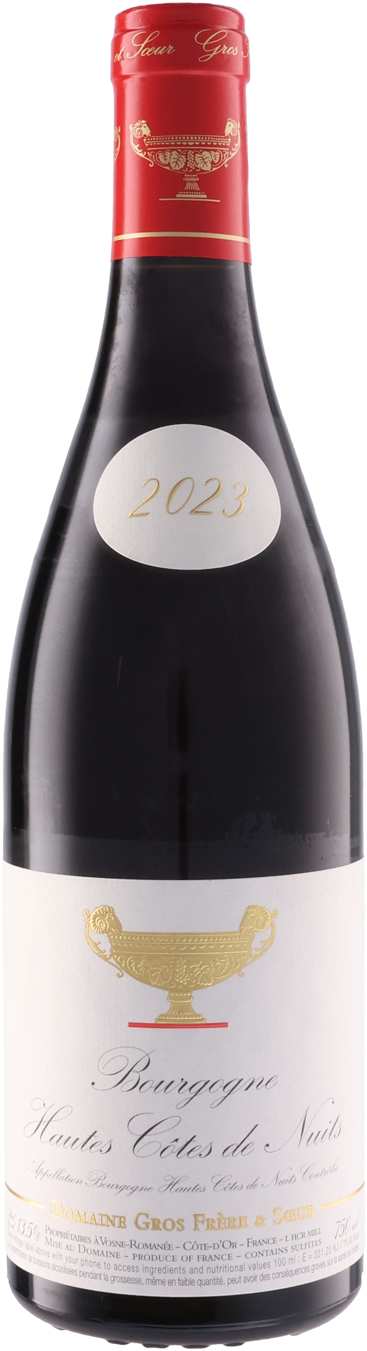 ブルゴーニュ オート・コート・ド・ニュイ 赤／ドメーヌ・グロ