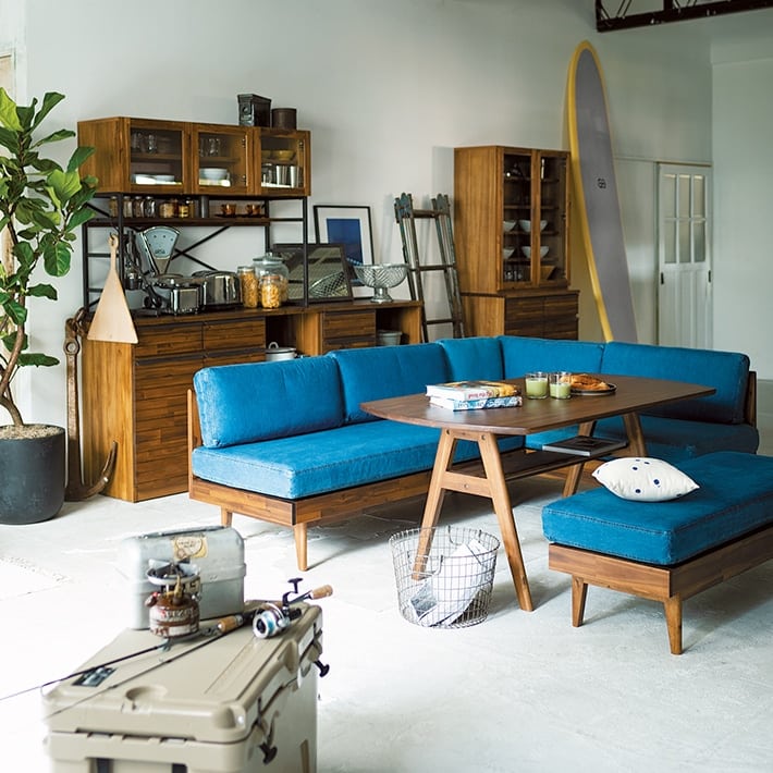 パンダマン【unico】SWELLA(スウェラ)テレビボード unico】SWELLA