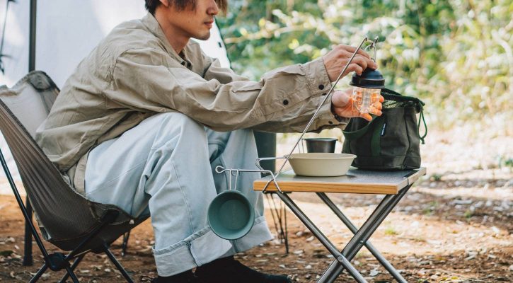 ユニフレーム 焚き火テーブルOrange別注 ウォールナット仕様