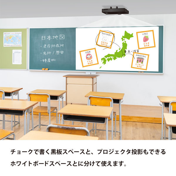 UCHIDASウチダス投影可 広幅マグネットホワイトボードシート