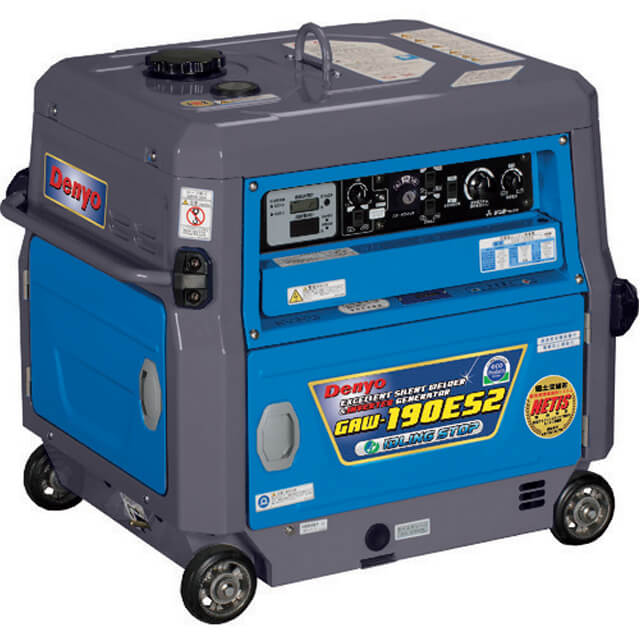Denyo デンヨー GAW-185ES2 ウェルダー アーク溶接 即使用可 GAW
