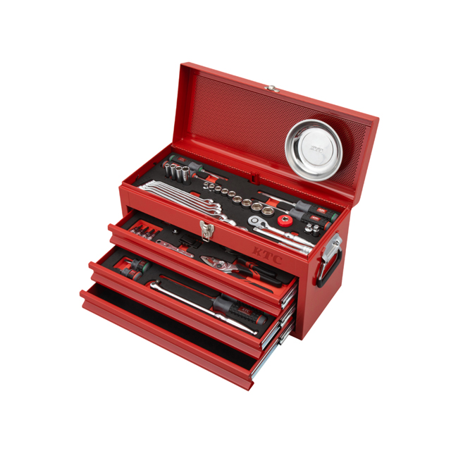 KTC SK36626XR 9.5sq.スタンダードセット[66点](3段3引出し)【2026SK