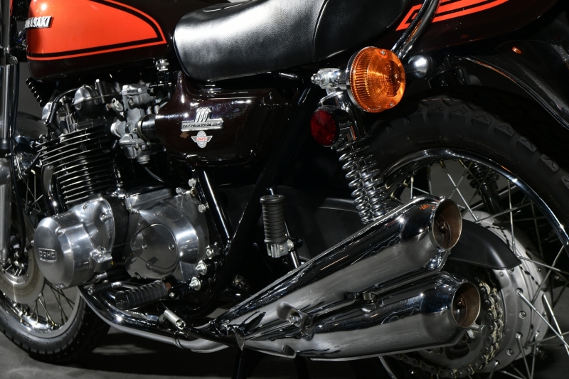 Z1/1973年12月製造/最初期型/CRキャブ/オーリンズ/集合管/火の玉カラー/