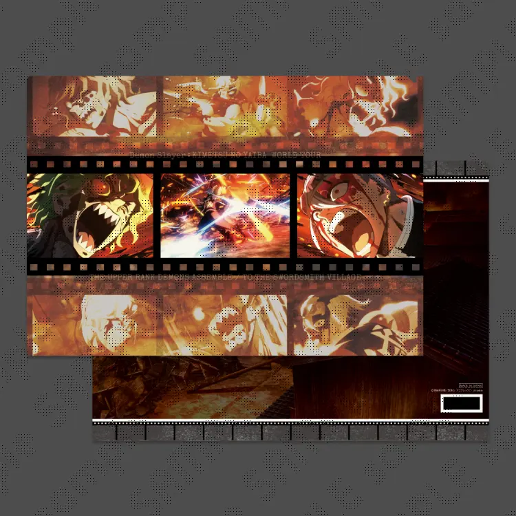 鬼滅の刃 黒死牟 ランチョンマット ufotable cafe カフェ 上弦集結 鬼