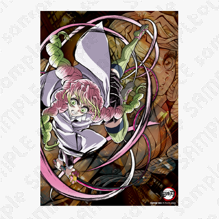 鬼滅の刃 ufotable dining くじ wチャンス ポスター 甘露寺蜜璃