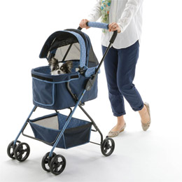 リッチェル ペットカート エルフィ ブルー / 送料無料 | 通販