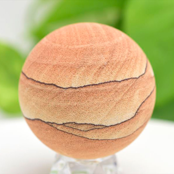 サンドストーン ナバホストーン 丸玉 置物｜アリゾナ州産｜現物撮影