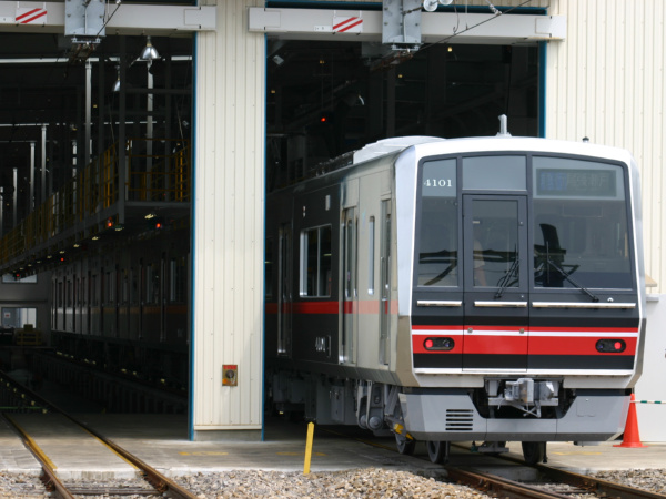 387．名鉄瀬戸線栄町乗り入れ30周年記念列車運行＆4000系車内