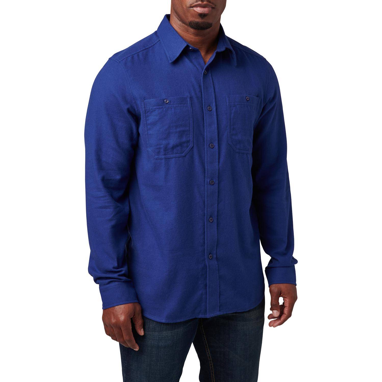 5.11 Men's Silverwood Solid Flannel Shirt | U.S. Patriot