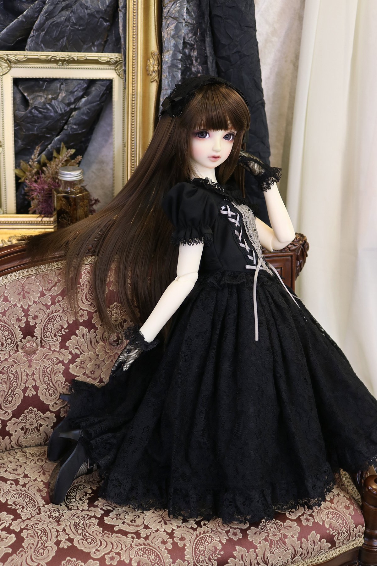 Sitzendorfer Sitzendorfer レースドール 初めての舞踏会を前にした娘