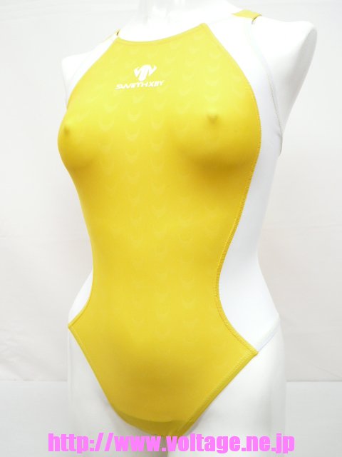 SPEEDO 競泳水着 JaspoLサイズ イエロー/グリーン SPEEDO 競泳水着