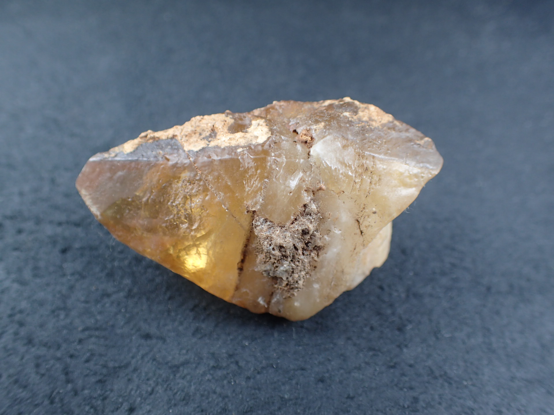 黄金の樹枝状歯方解石