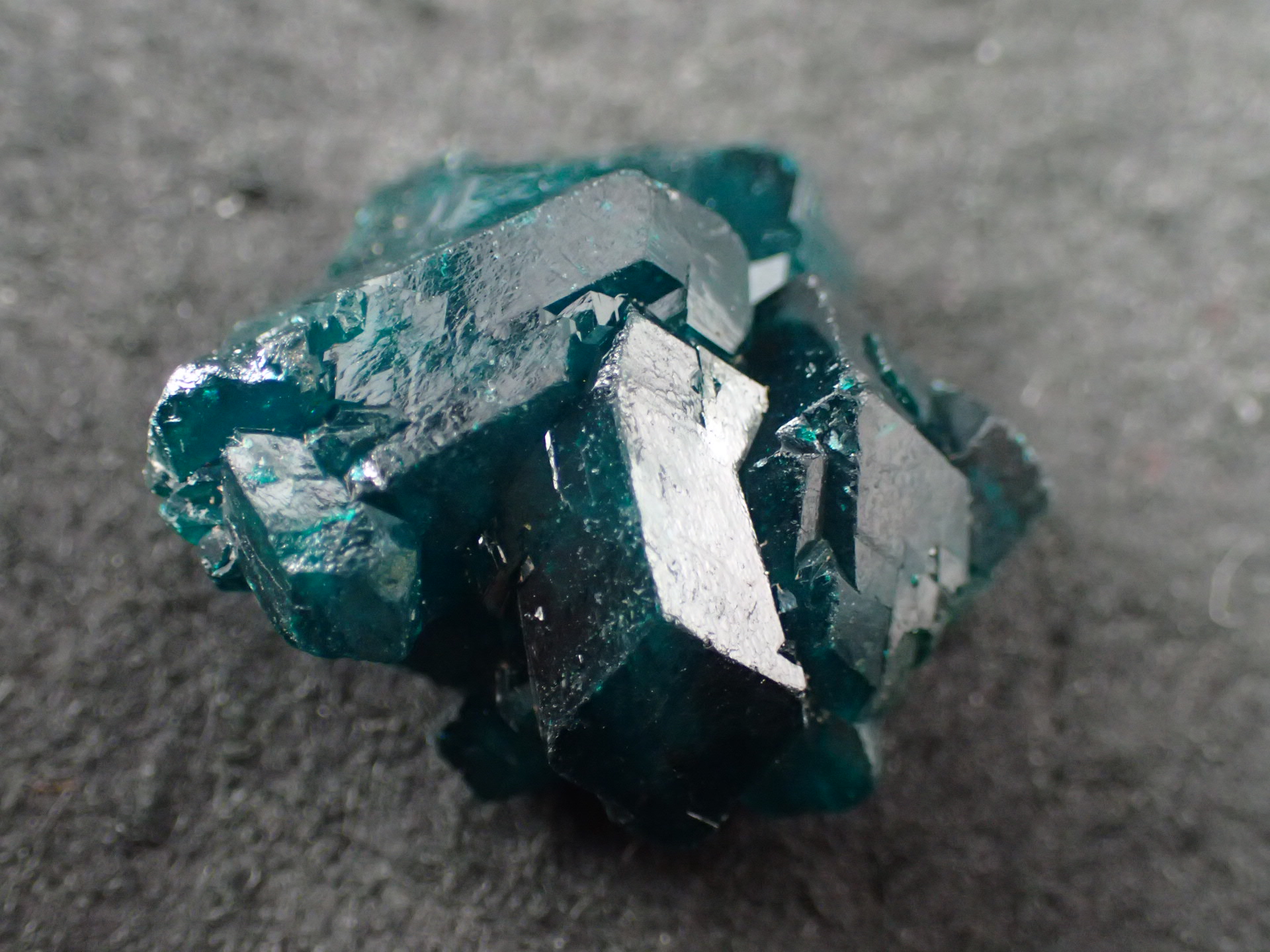 ダイオプテーズ 単結晶 翠銅鉱 標本 結晶 原石 約8.40ct ナミビア産 12