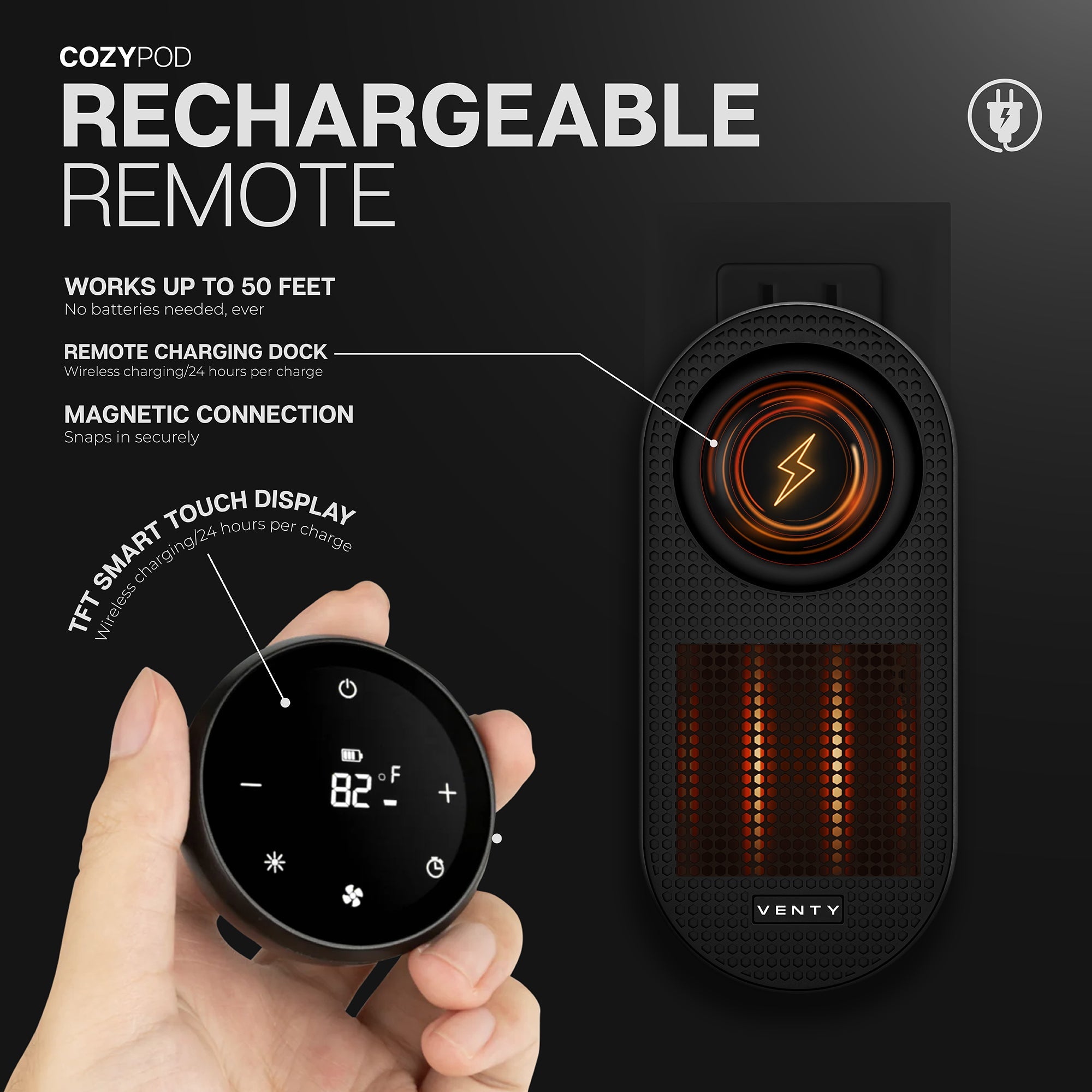 VENTY COZY POD ポータブルヒーター 【公式通販】