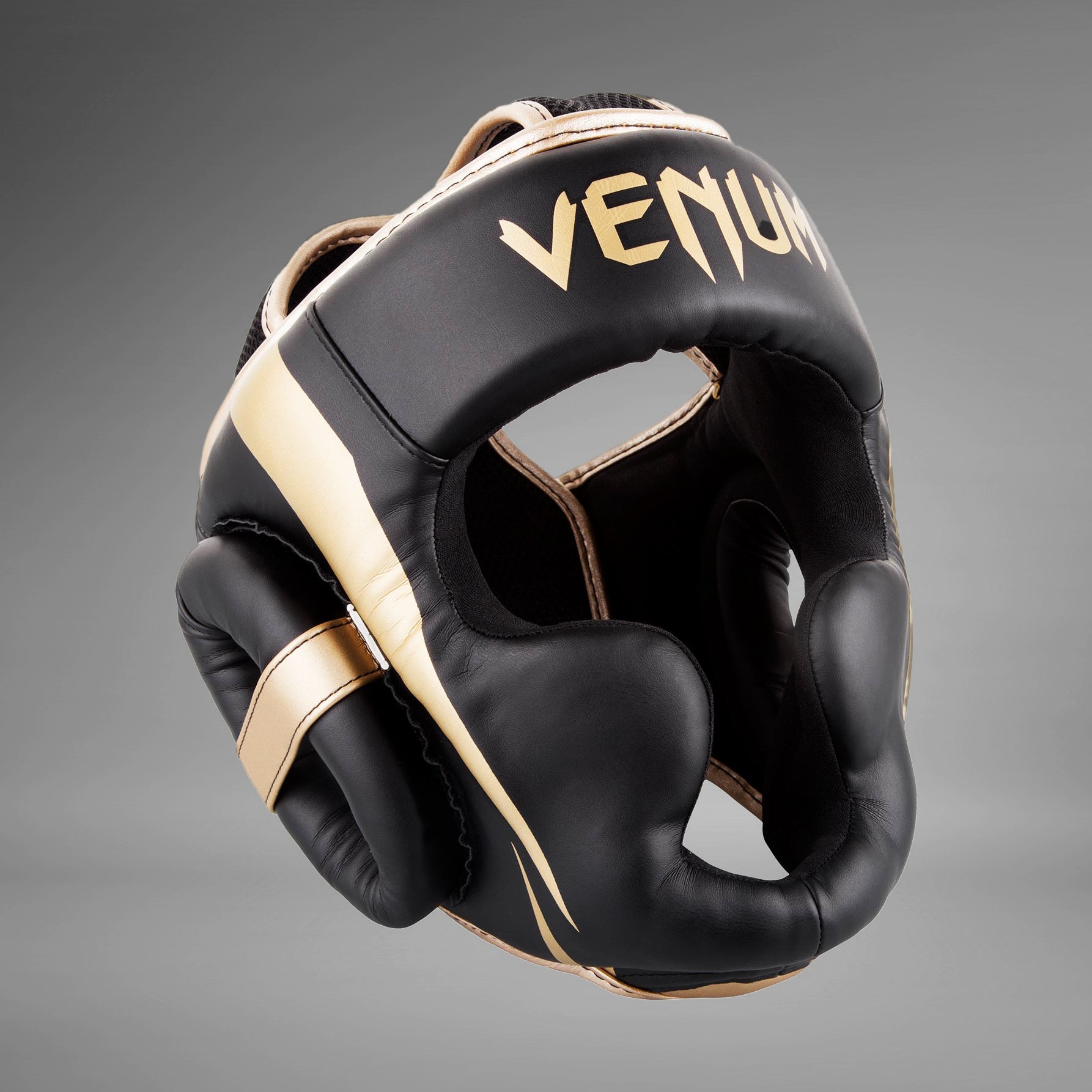 Venum Elite Headgear - Black/Gold - Venum
