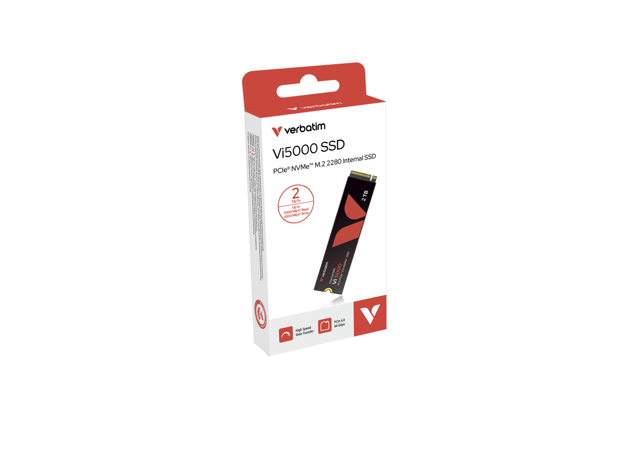 Vi5000 Internal PCIe NVMe M.2 SSD | 2TB | Verbatim