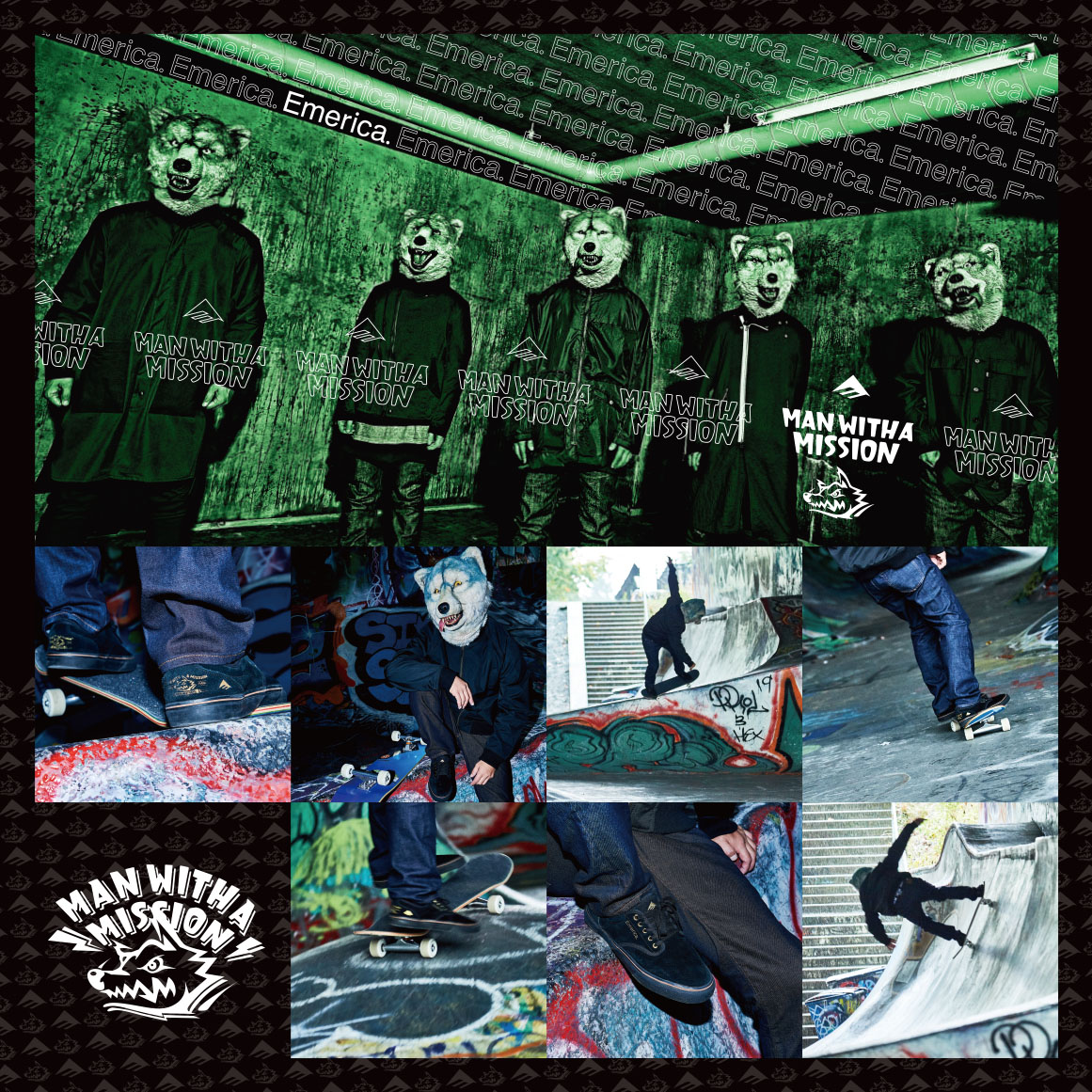 PRODUCTS] EMERICA × MAN WITH A MISSION | VHSMAG : VHSMAG