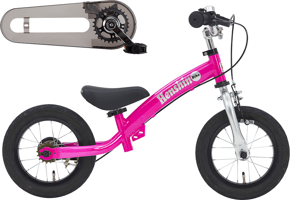 へんしんバイク｜へんしんバイクC14 パープル with ペダルくん