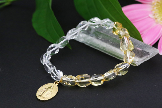 タリカム様 アメジストクラスタードーム アパタイトブレスレット