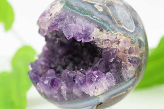 高品質 ブラジル産 アメジスト 笑口 丸玉 | ハワイ ブレッシング