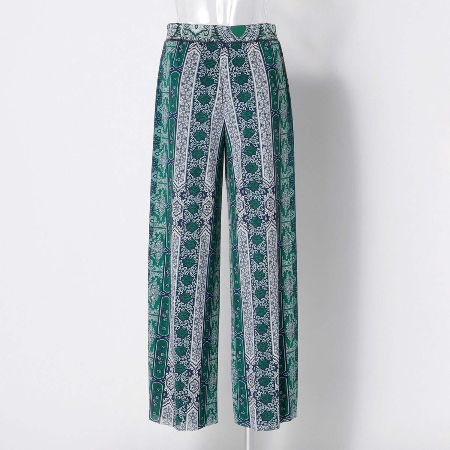 ヴィヴィアンタム パワーネット ワイドパンツ ドラゴン柄 龍 Lサイズ