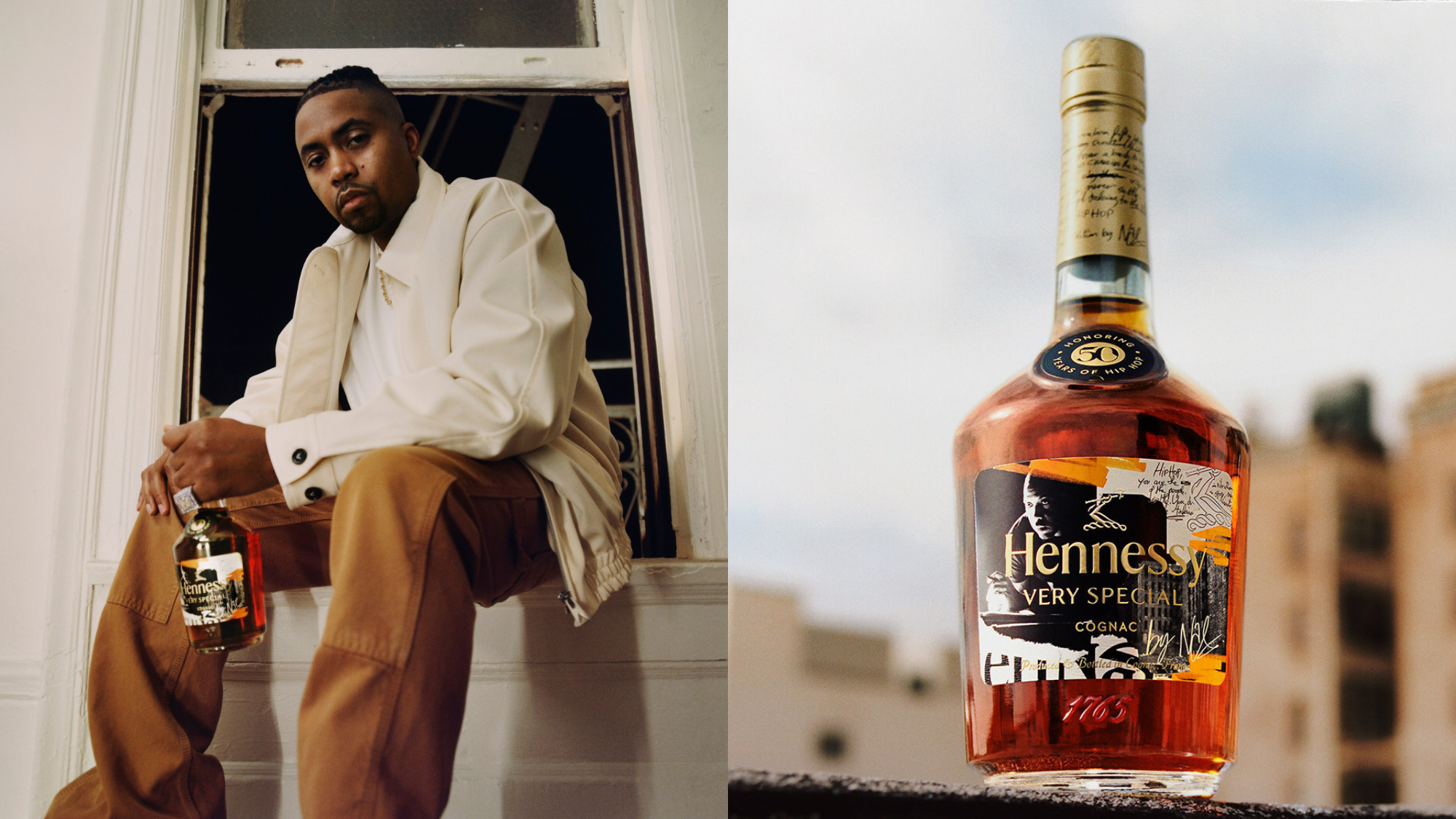 Hennessy Taps Nas For Limited Hip-Hop 50 “HenNassy” Bottle