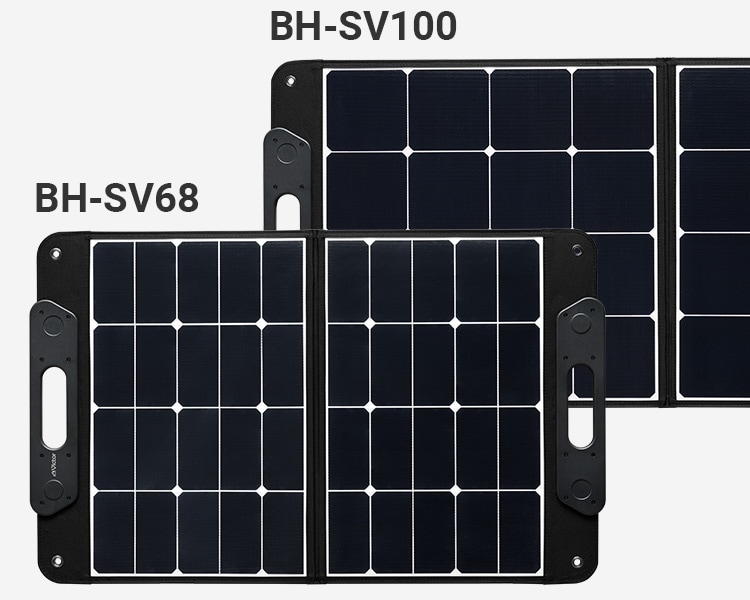 ポータブルソーラーパネル BH-SV100/BH-SV68 | ポータブル電源 | Victor