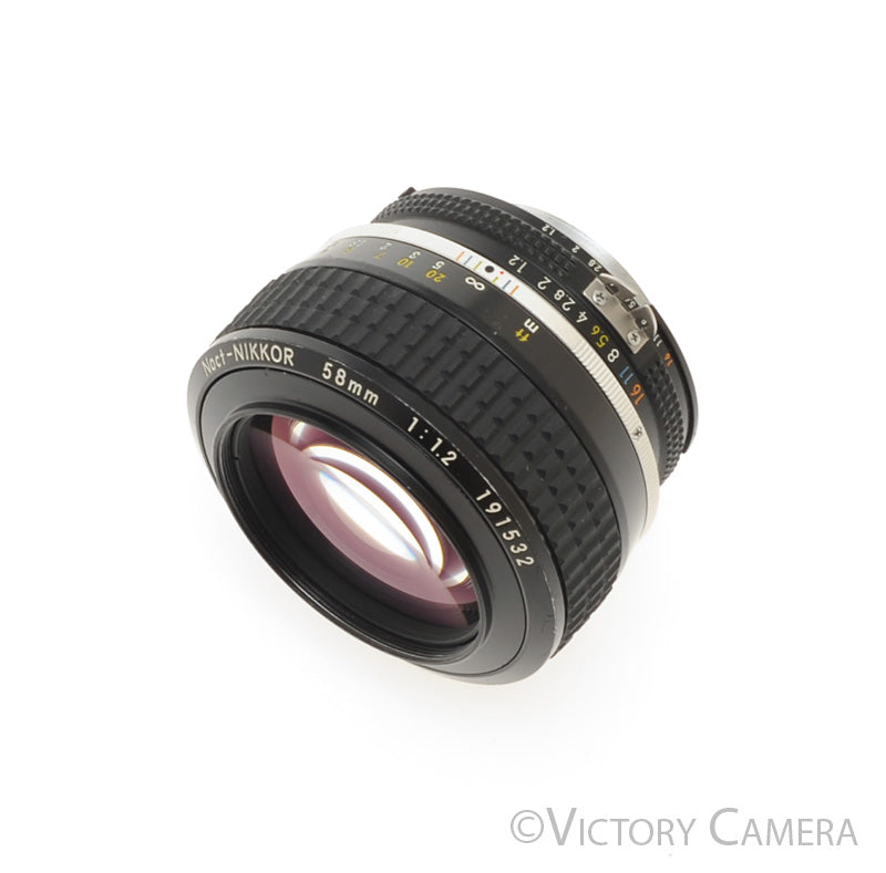 Nikon Rare Noct-Nikkor Noct Nikkor 58mm f1.2 AI-s Prime Lens