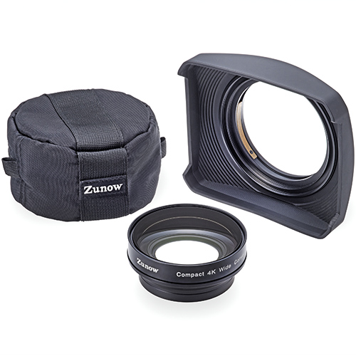 WCZ-90C/XF605KIT】 Zunow XF605用 ワイドコンバージョンレンズセット
