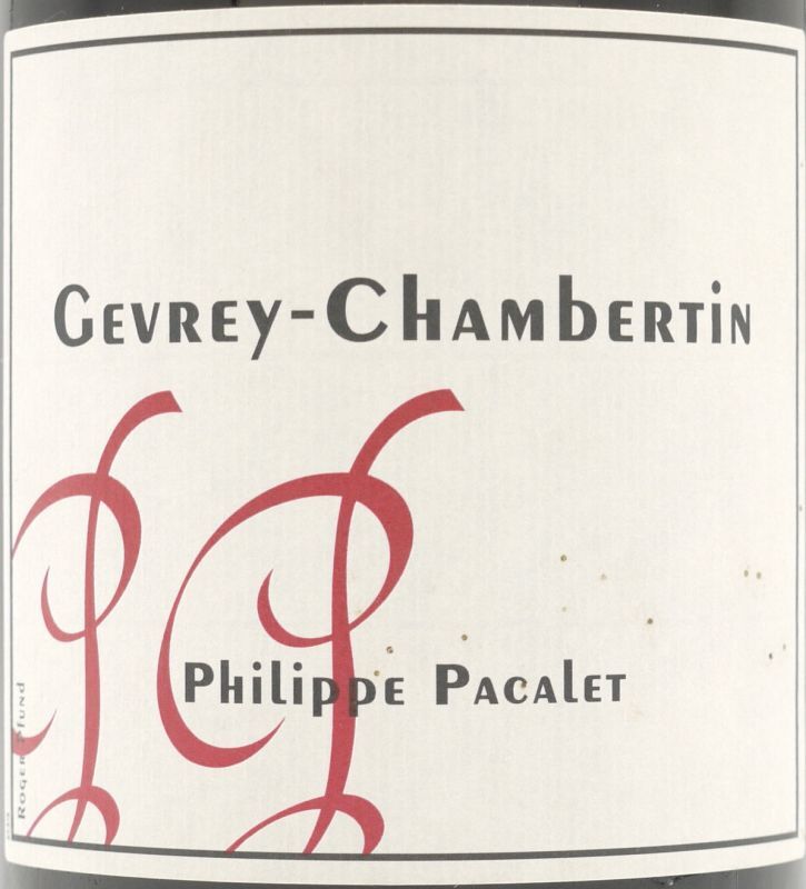 2003 ジュヴレ・シャンベルタン フィリップ・パカレ 750ml