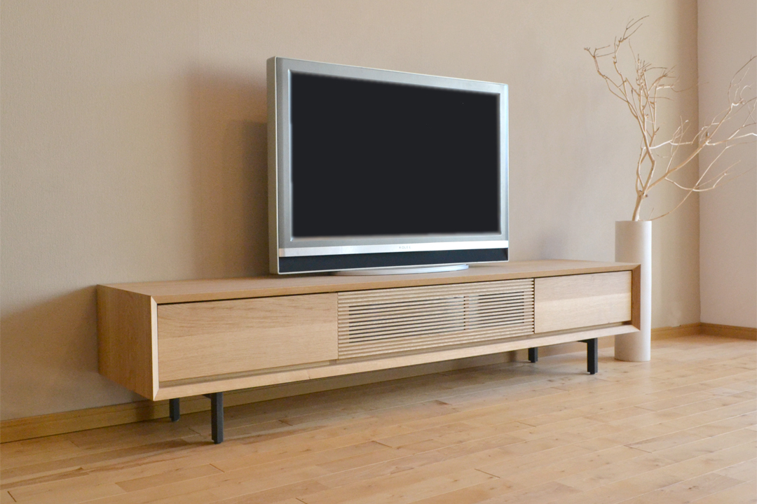 フルオーダー対応のテレビボード Certo(チェルト)アイアンレッグタイプ