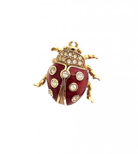 クリスチャンディオール てんとう虫 ブローチ | VINTAGE PARIS 【極