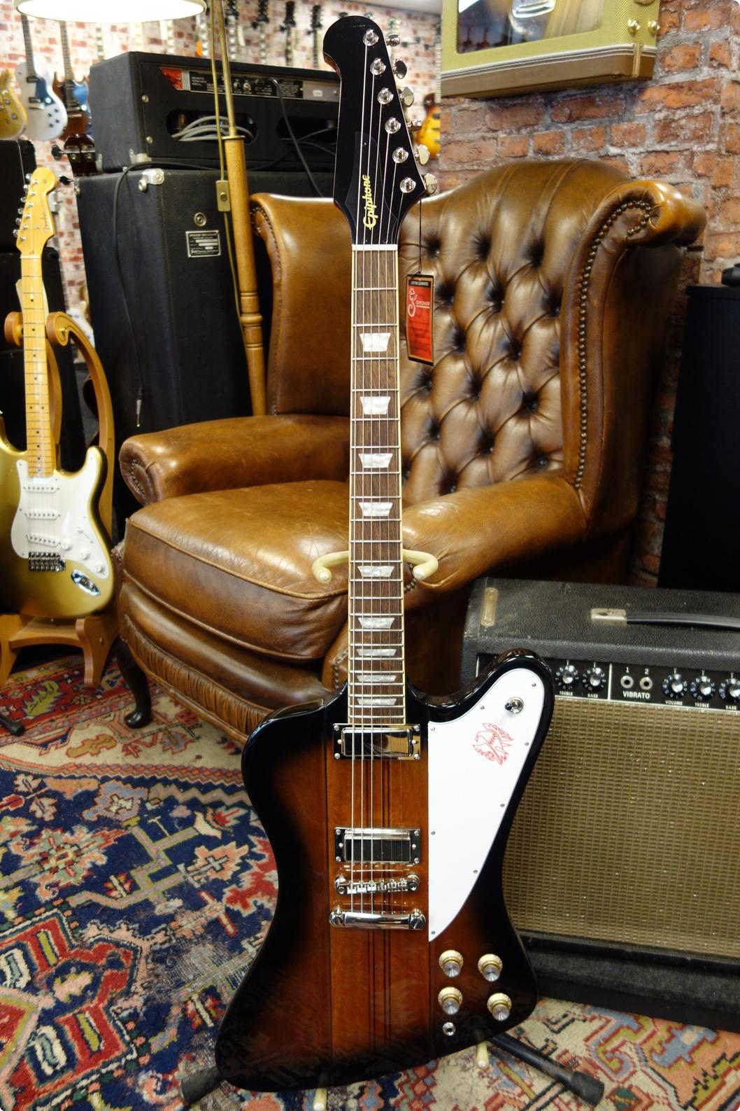 Epiphone Firebird 2020 Vintage Sunburst Guitar For Sale Dirk Witte