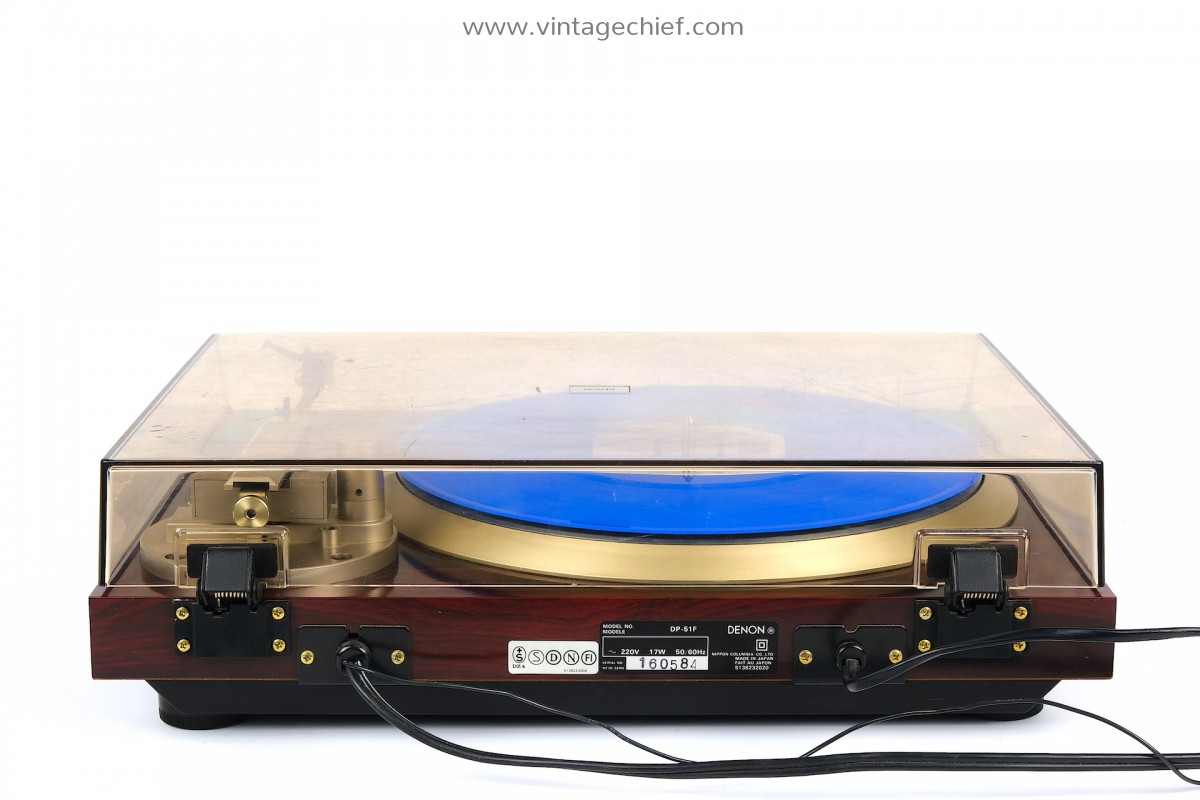 High End Denon DP-51F Direct Drive Turntable + Denon DL-60 + Dust