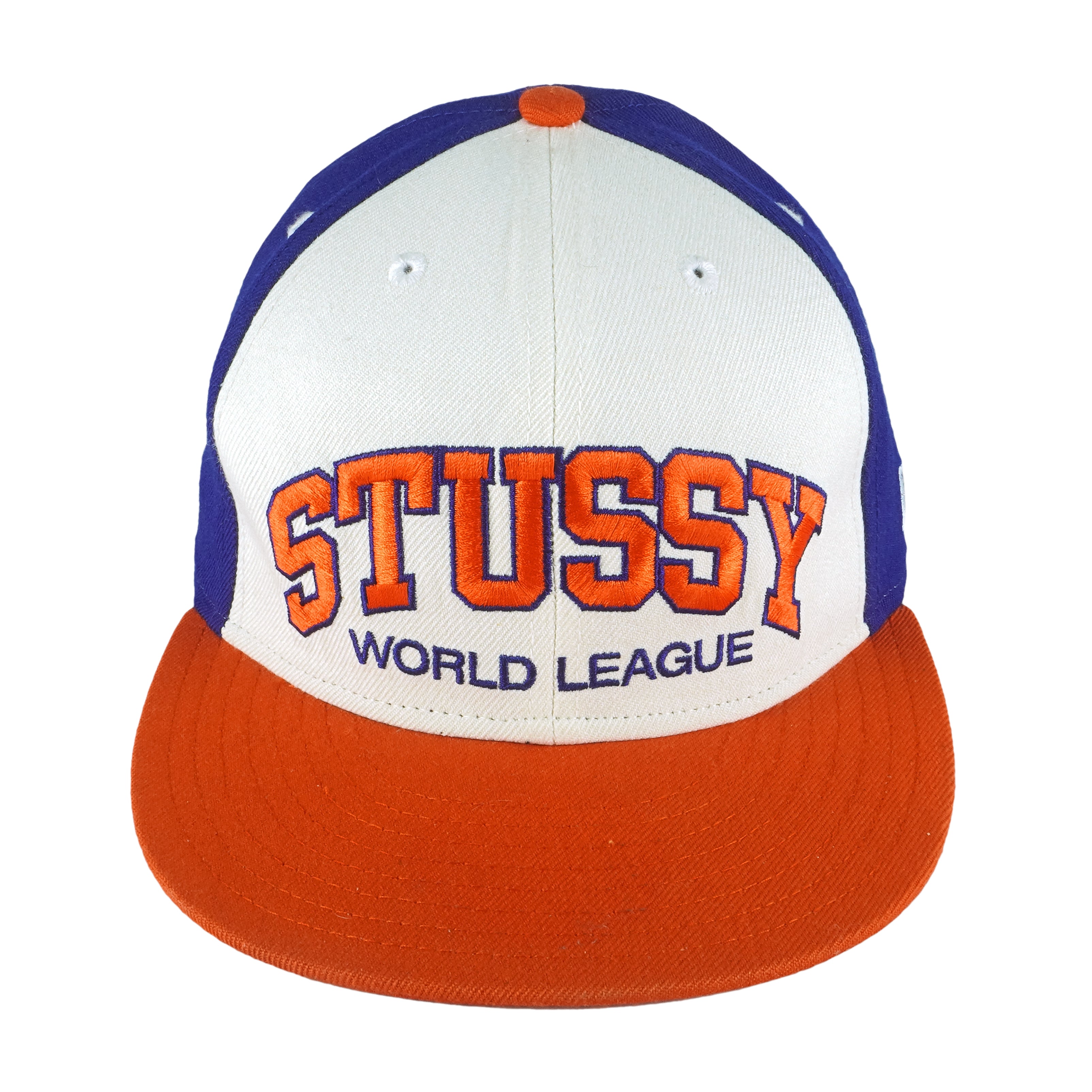 Vintage Stussy (New Era) - World League Spell-Out Snapback Hat
