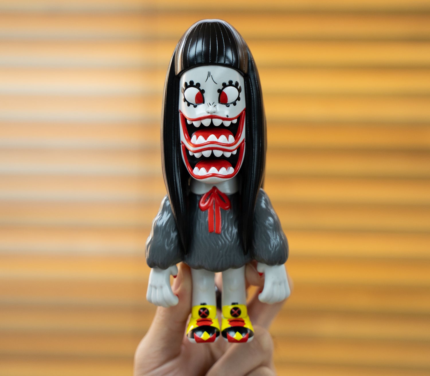 grape brain 二口裂け女 ソフビ フィギュア GERAGERA 二口裂け女