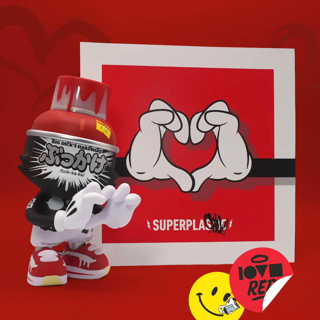 OG Slick x Super Plastic - Love Red Early Access Release - Vinyl Pulse